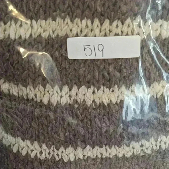 Easel Los Angels Women's Brown Oversized Long Sleeve Pull Over Sweater Sz M Flaw - Picture 12 of 12